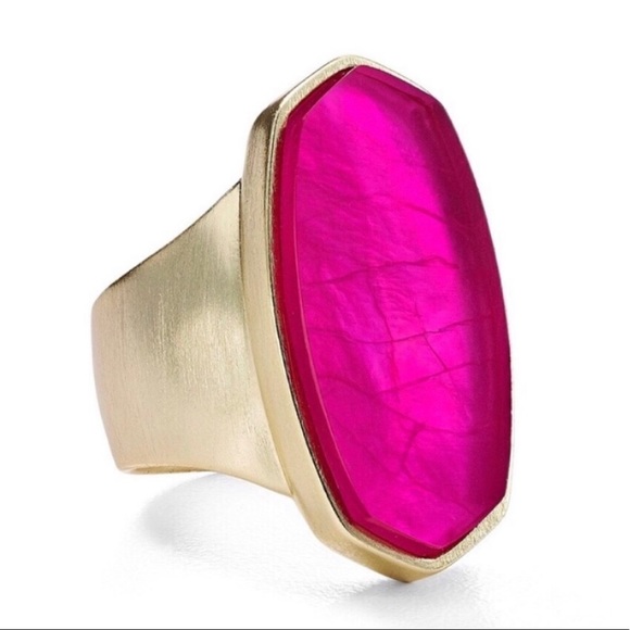 Kendra Scott Kit Cocktail Ring Pink - Picture 3 of 4